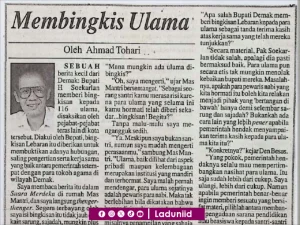 Membaca Kembali Tulisan Ahmad Tohari, 